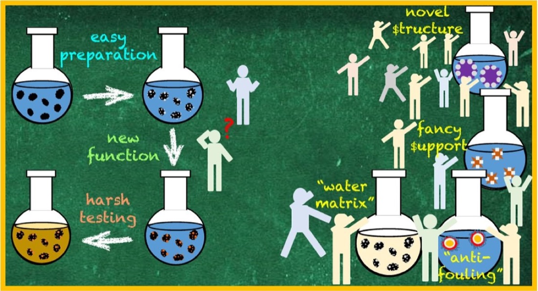 Graphical abstract of lessons from catalytic reduction of water pollutants.